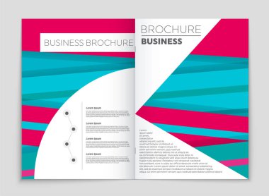 Soyut vektör düzen arka plan set. Sanat kalıp çizmek için, 