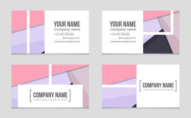 Soyut vektör düzen evin arka plan set.