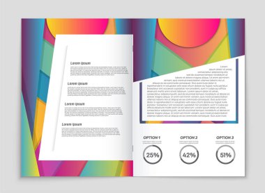 Soyut vektör düzen arka plan set. Sanat kalıp çizmek için, 