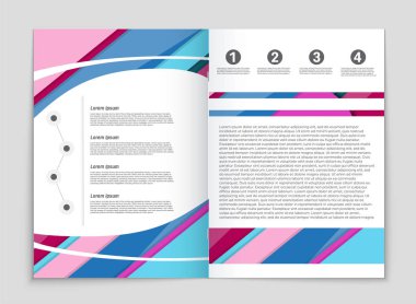 Soyut vektör düzen arka plan set. Sanat kalıp çizmek için, 