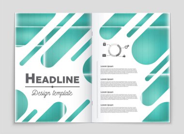 Soyut vektör düzen arka plan set. Sanat kalıp çizmek için, 