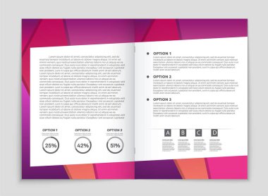 Soyut vektör düzen arka plan set. Sanat kalıp çizmek için, 