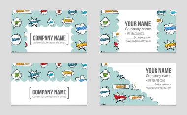 Soyut vektör düzen evin arka plan set.