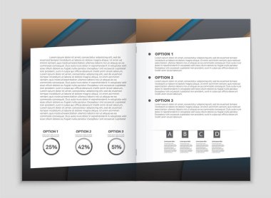 Soyut vektör düzen arka plan set. Sanat kalıp çizmek için, 