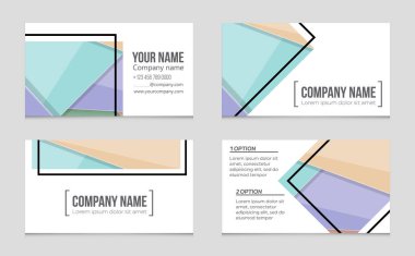 Soyut vektör düzen evin arka plan set.