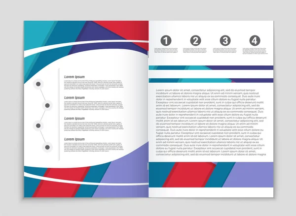 Conjunto de fundo de layout vetorial abstrato. Para design de modelo de arte , — Vetor de Stock