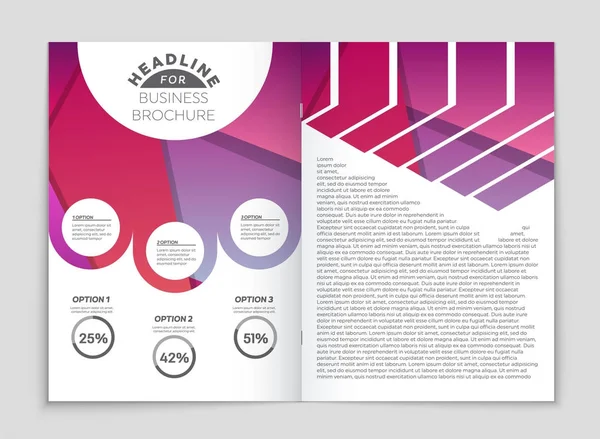 Set di sfondo astratto del layout vettoriale. Per la progettazione di modelli d'arte , — Vettoriale Stock