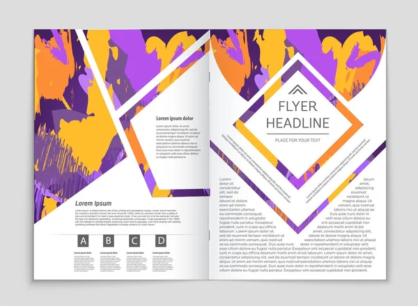 Conjunto de fundo de layout vetorial abstrato. Para design de modelo de arte , — Vetor de Stock