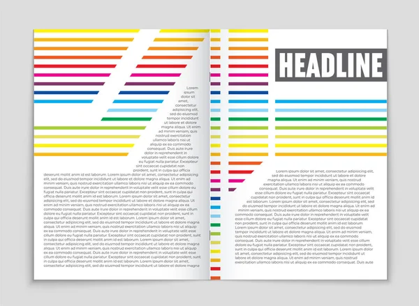 Set di sfondo astratto del layout vettoriale. Per la progettazione di modelli d'arte , — Vettoriale Stock