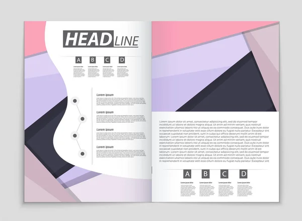 Conjunto de fundo de layout vetorial abstrato. Para design de modelo de arte , —  Vetores de Stock