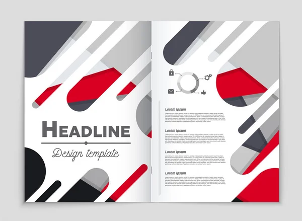 Conjunto de fundo de layout vetorial abstrato. Para design de modelo de arte , —  Vetores de Stock