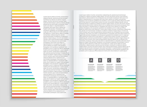 Abstrakta vektor layout bakgrund set. För konst malldesign, — Stock vektor