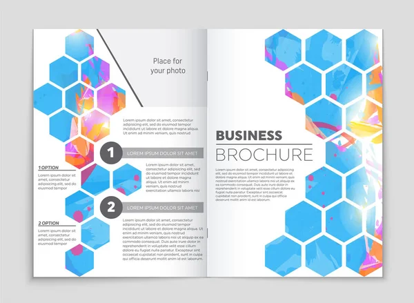 Hintergrundset für abstrakte Vektorlayouts. für Art Template Design, — Stockvektor