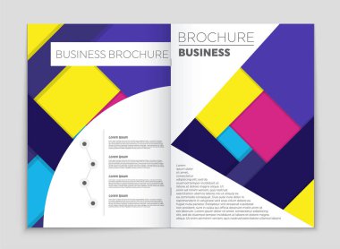 Soyut vektör düzen arka plan set. Sanat kalıp çizmek için, 