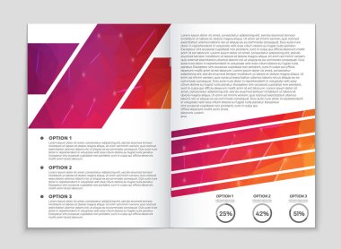 Soyut vektör düzen arka plan set. Sanat kalıp çizmek için, 