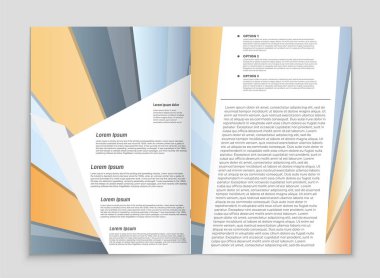 Soyut vektör düzen arka plan set. Sanat kalıp çizmek için, 