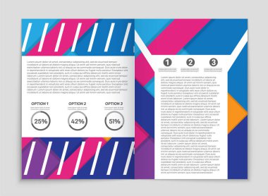 Soyut vektör düzen arka plan set. Sanat kalıp çizmek için, 