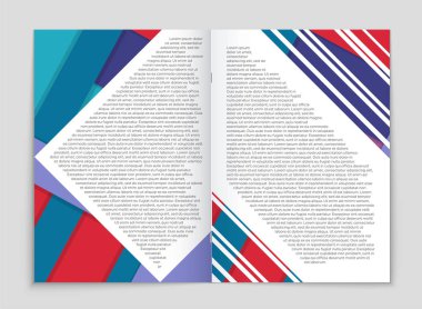 Soyut vektör düzen arka plan set. Sanat kalıp çizmek için, 