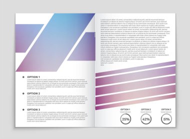 Soyut vektör düzen arka plan set. Sanat kalıp çizmek için, 