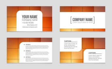 Soyut vektör düzen evin arka plan set.