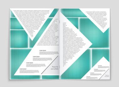 Soyut vektör düzen arka plan set. Sanat kalıp çizmek için, 