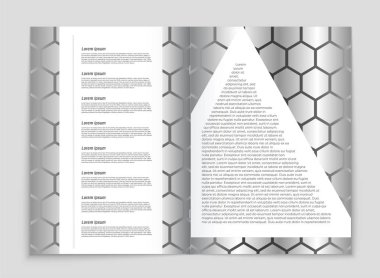 Soyut vektör düzen arka plan set. Sanat kalıp çizmek için, 