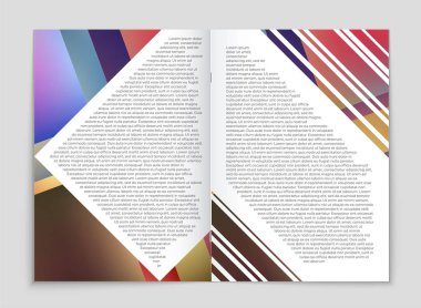 Soyut vektör düzen arka plan set. Sanat kalıp çizmek için, 