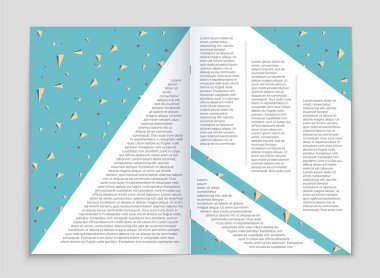 Soyut vektör düzen arka plan set. Sanat kalıp çizmek için, 