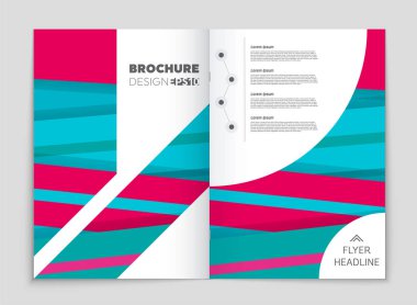 Soyut vektör düzen arka plan set. Sanat kalıp çizmek için, 