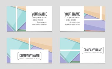 Soyut vektör düzen evin arka plan set.