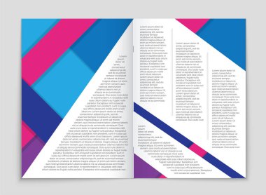 Soyut vektör düzen arka plan set. Sanat kalıp çizmek için, 