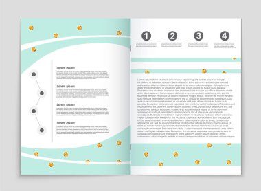 Soyut vektör düzen arka plan set. Sanat kalıp çizmek için, 