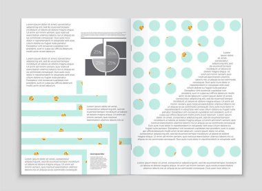 Soyut vektör düzen arka plan set. Sanat kalıp çizmek için, 