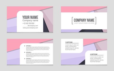 Soyut vektör düzen evin arka plan set.