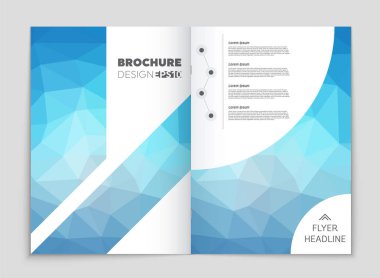 Soyut vektör düzen arka plan set. Sanat kalıp çizmek için, 