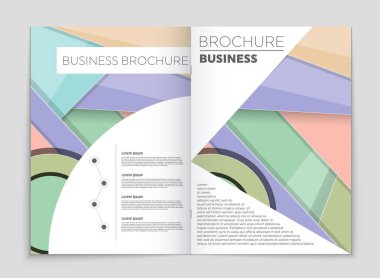 Soyut vektör düzen arka plan set. Sanat kalıp çizmek için, 