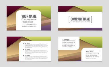 Soyut vektör düzen evin arka plan set.