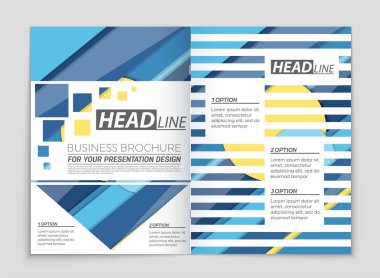 Soyut vektör düzen arka plan set. Sanat kalıp çizmek için, 