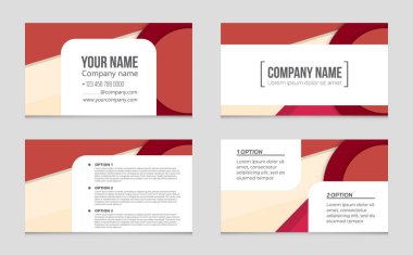 Soyut vektör düzen evin arka plan set.