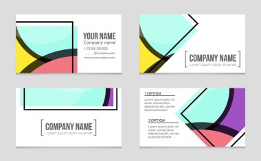 Soyut vektör düzen evin arka plan set.