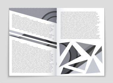 Soyut vektör düzen arka plan set. Sanat kalıp çizmek için, 