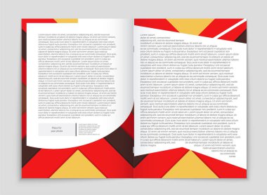 Soyut vektör düzen arka plan set. Sanat kalıp çizmek için, 