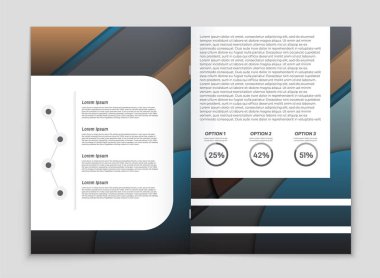 Soyut vektör düzen arka plan set. Sanat kalıp çizmek için, 
