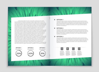 Soyut vektör düzen arka plan set. Sanat kalıp çizmek için, 