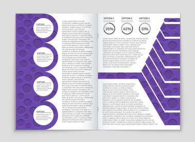 Soyut vektör düzen arka plan set. Sanat kalıp çizmek için, 