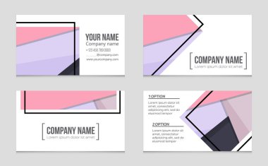 Soyut vektör düzen evin arka plan set.