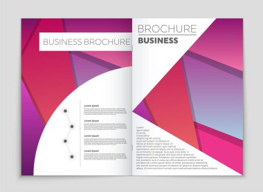 Soyut vektör düzen arka plan set. Sanat kalıp çizmek için, 