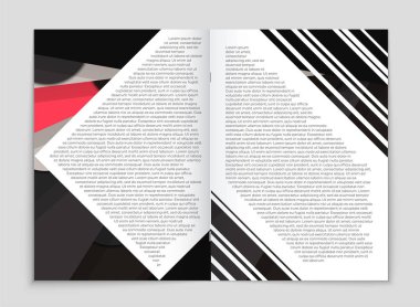 Soyut vektör düzen arka plan set. Sanat kalıp çizmek için, 