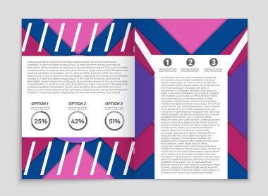 Soyut vektör düzen arka plan set. Sanat kalıp çizmek için, 