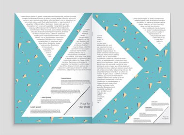 Soyut vektör düzen arka plan set. Sanat kalıp çizmek için, 